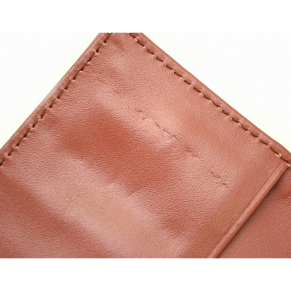 Miu Miu 6-Row Key Case Embossed Leather Pink - image 6